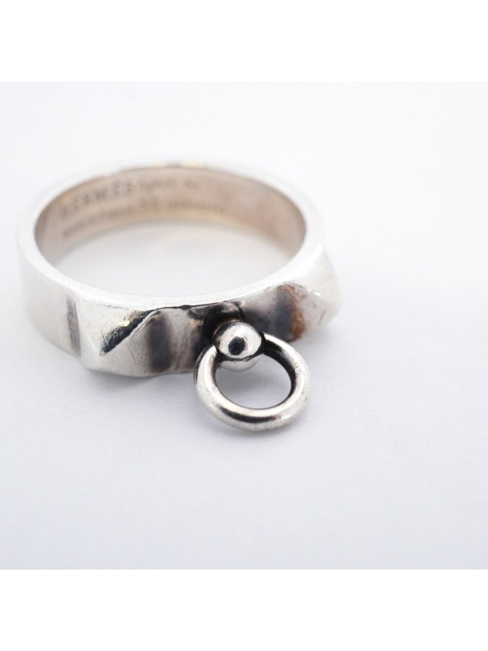 Hermes Ring Collier de Champagne 925 Sterling Silver - Picture 9 of 10